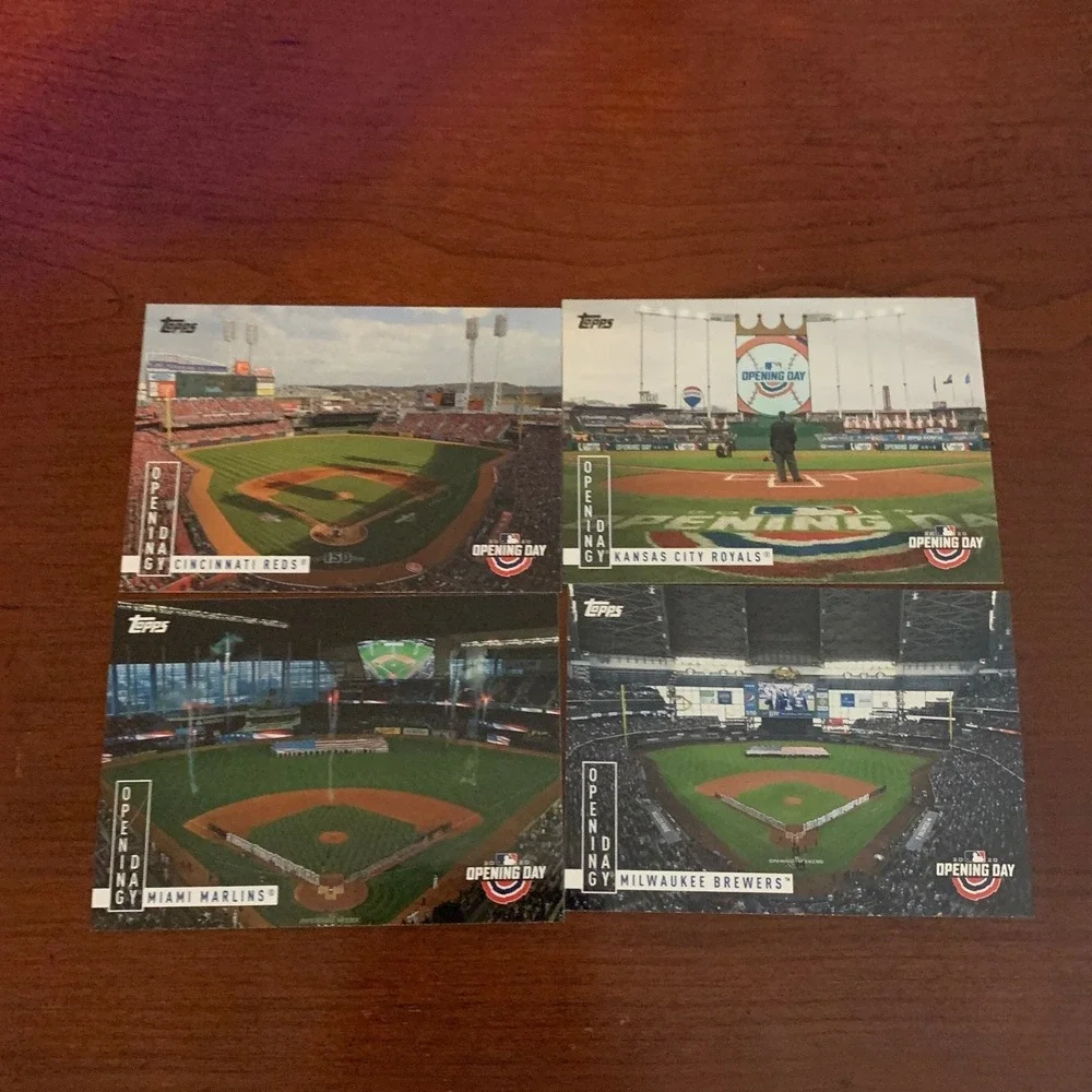 2020 Topps Opening Day‎ Set 1-15 stadiums